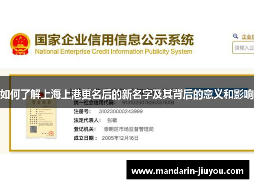 如何了解上海上港更名后的新名字及其背后的意义和影响
