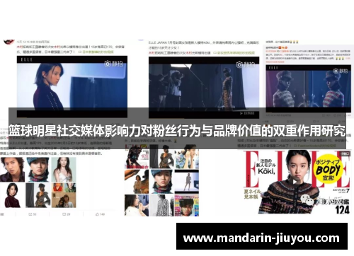 篮球明星社交媒体影响力对粉丝行为与品牌价值的双重作用研究